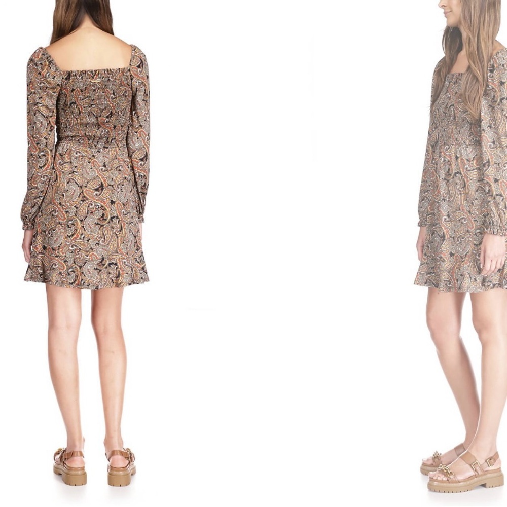 Michael Kors Crinkle Smocked Mini Dress